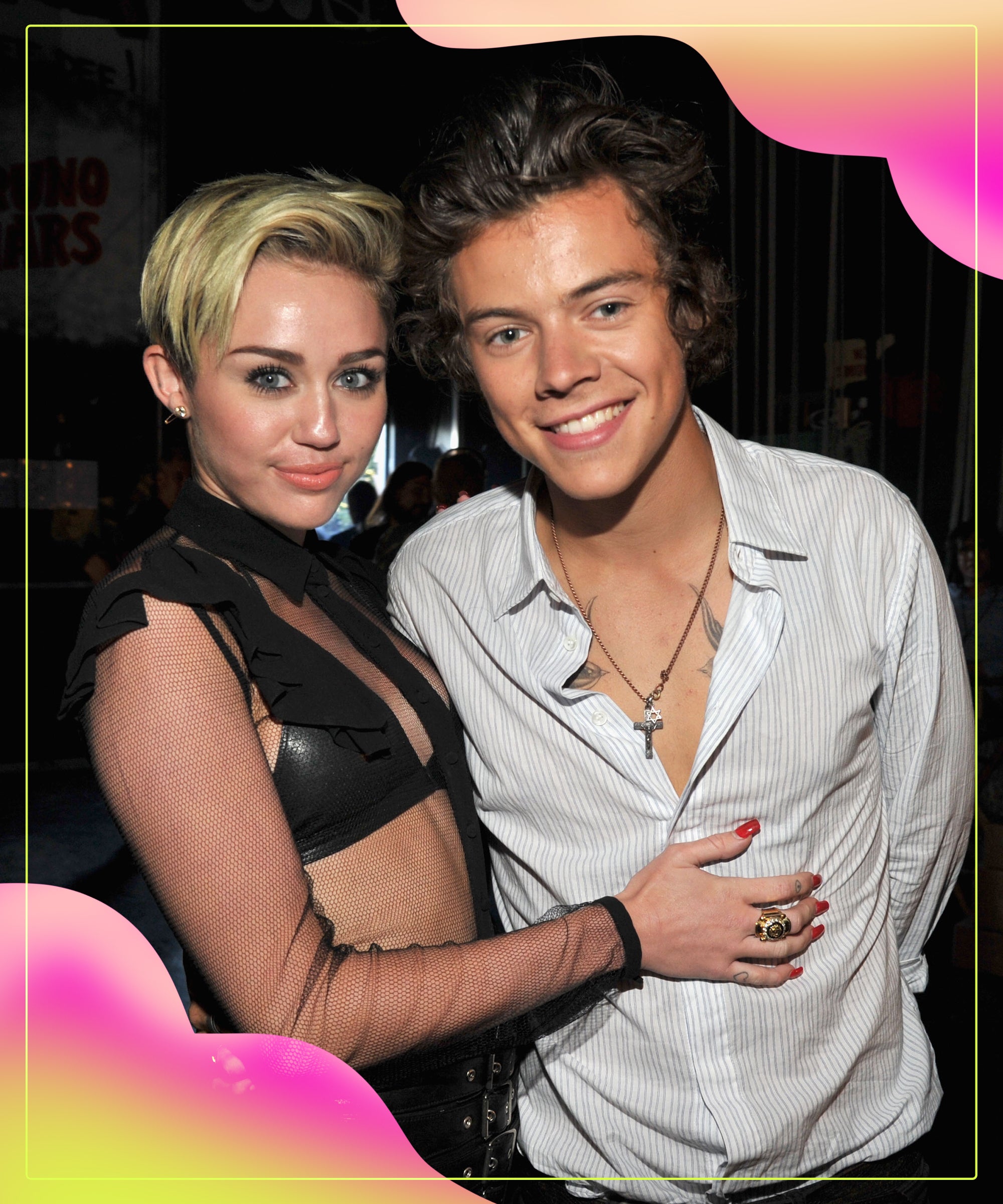 harry styles dressed as miley