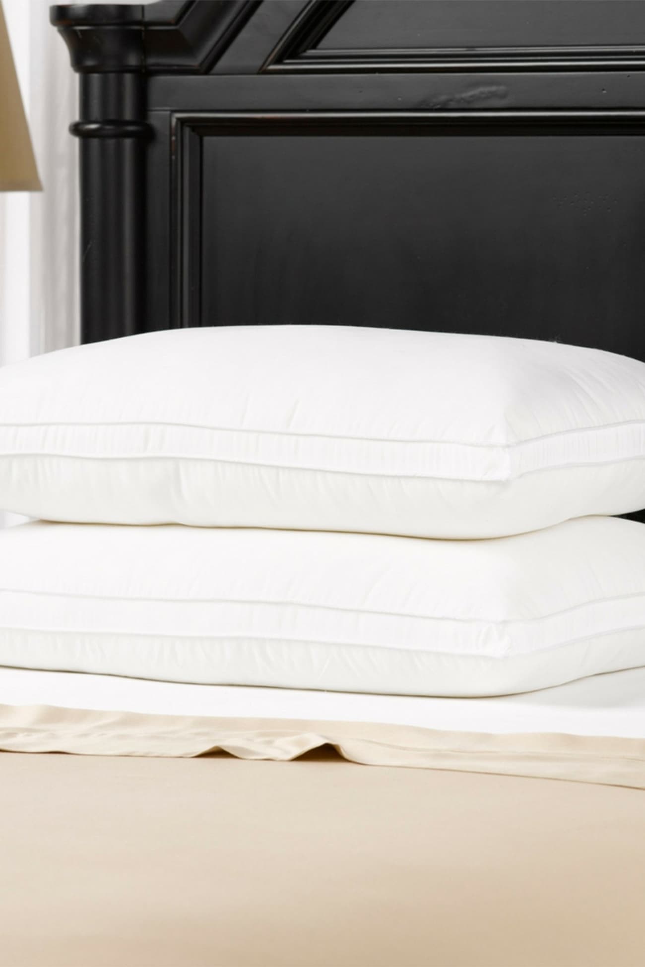 Ella Jayne + Gusseted Microfiber Gel Filled King Firm Pillows