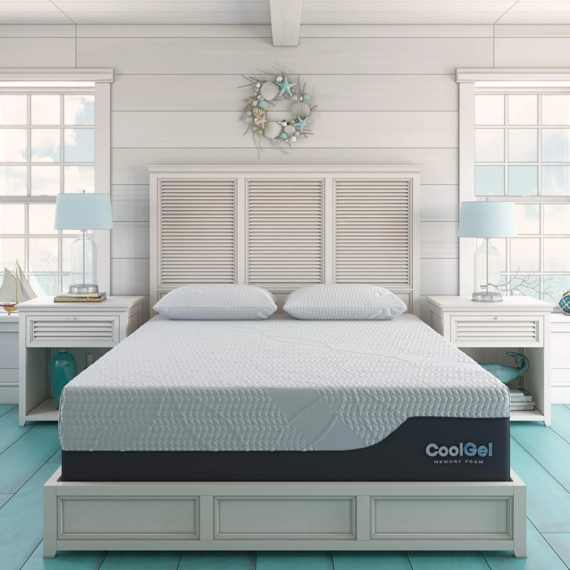 Classic Brands Queen Size Memory Foam Mattress With Cooling Gel