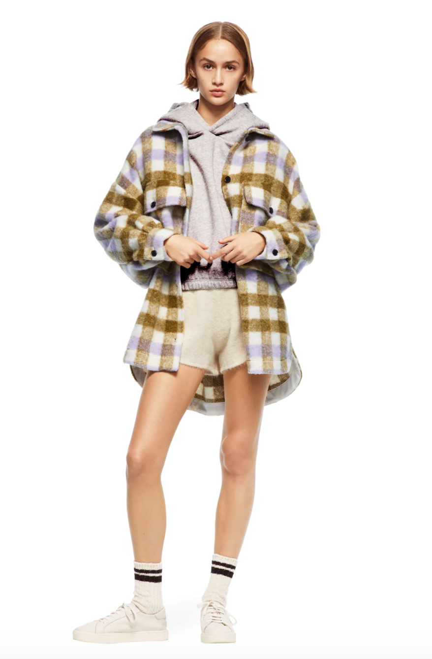 zara asymmetric hem overshirt