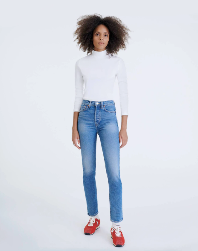 Comfort stretch high 2025 rise ankle crop