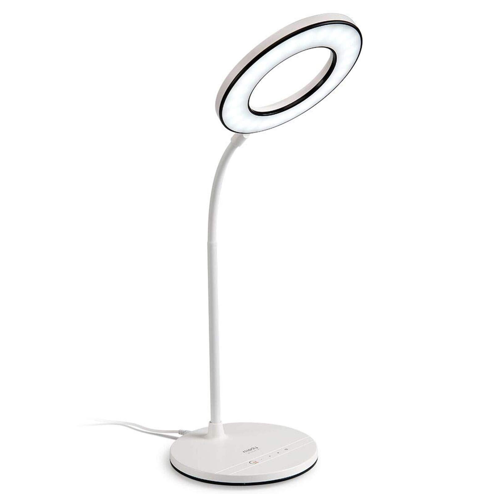 What we bought: This LED desk lamp gave me the best lighting for video calls