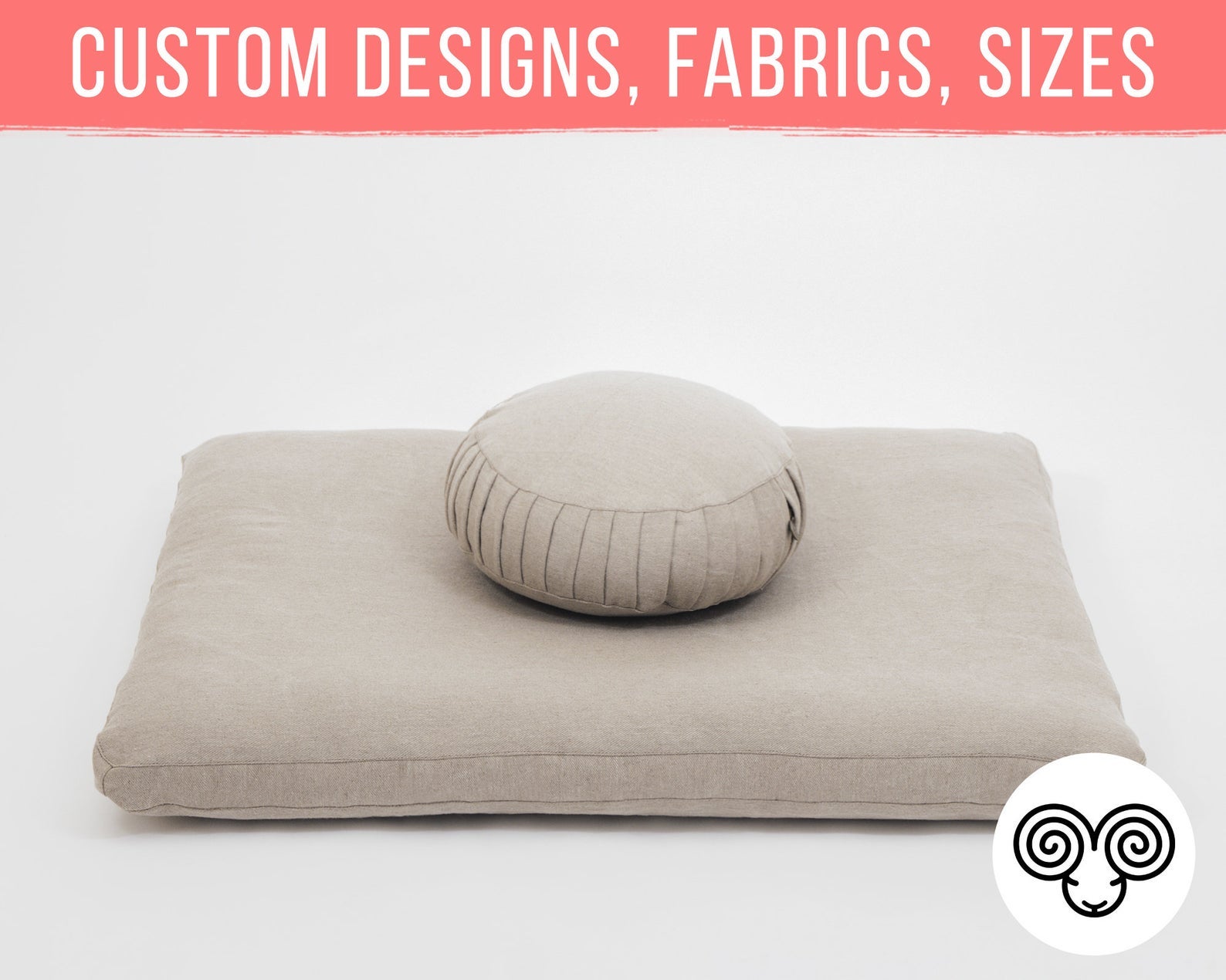 HomeOfWool + Wool Meditation Cushions