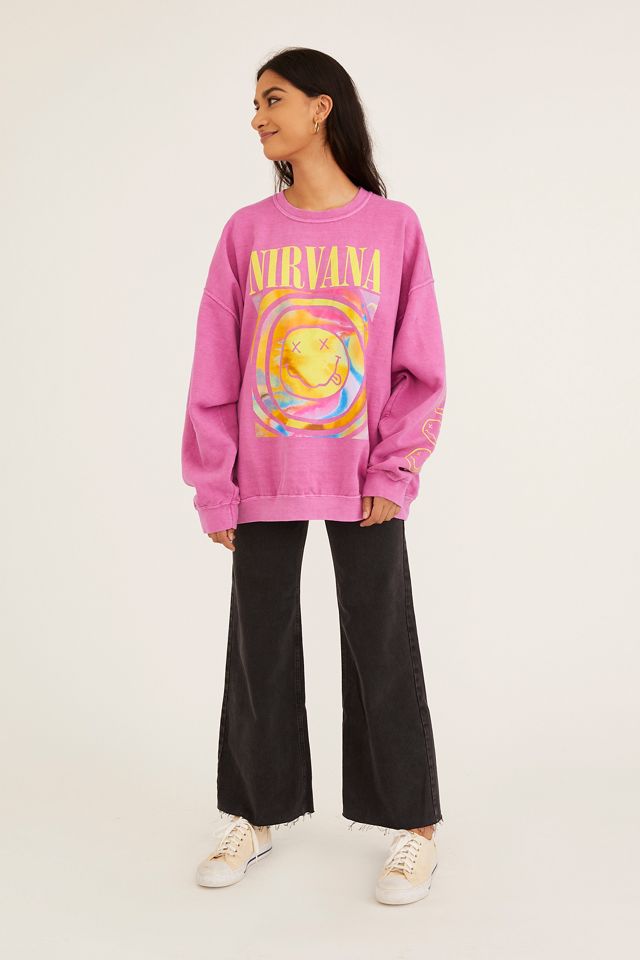 Nirvana urban outfitters sweatshirt clearance