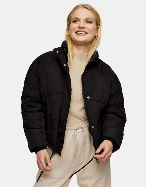 Topshop Padded Puffer Jacket