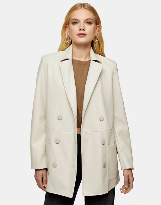 Topshop double hot sale breasted coat