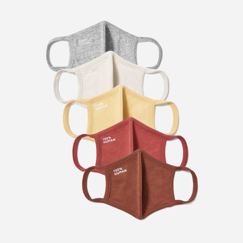 Everlane(エバーレーン)◆マスク3枚セットThe100%HumanFaceMask Everlane + The 100% Human Face Mask 5-Pack