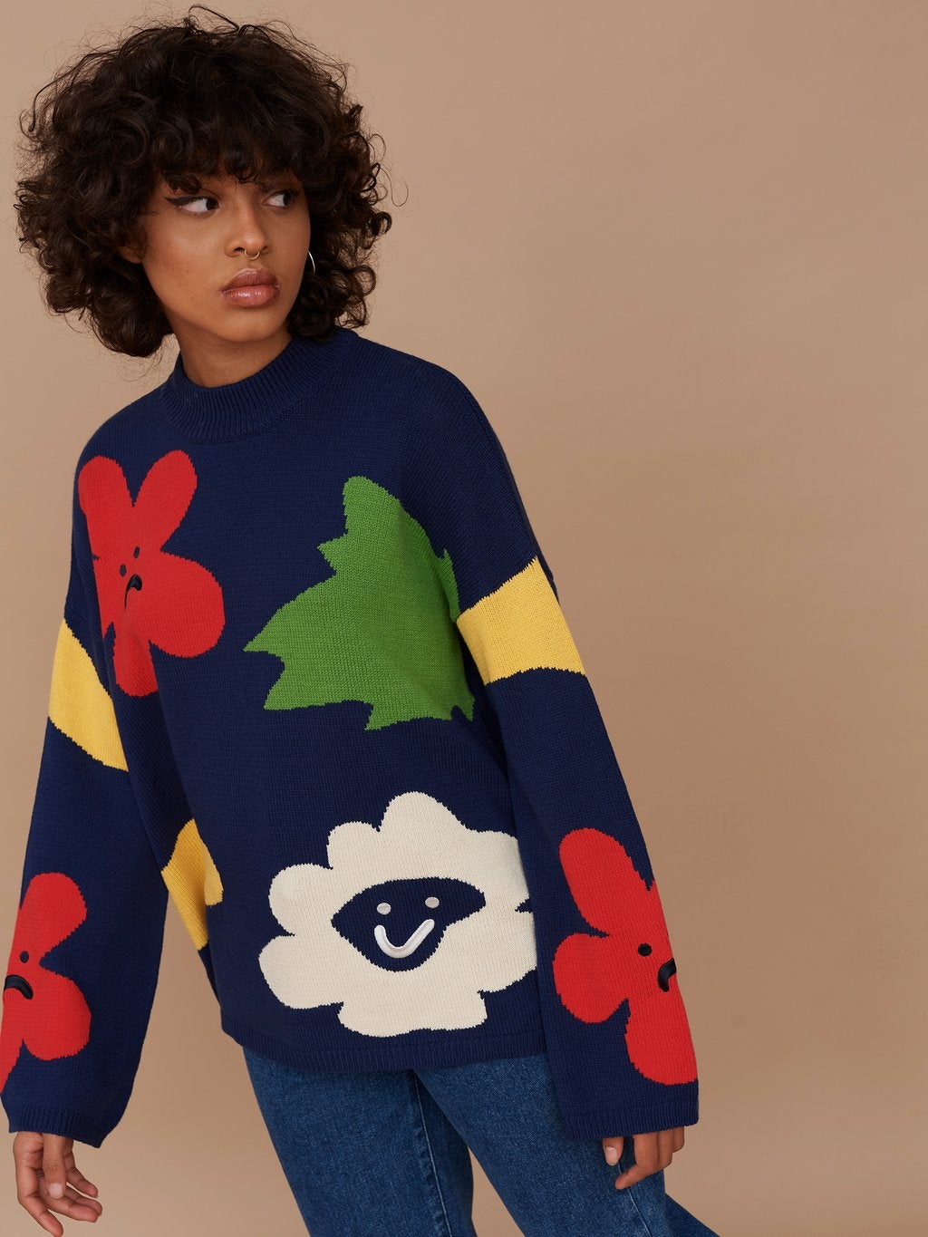 lazy oaf flower bed sweater