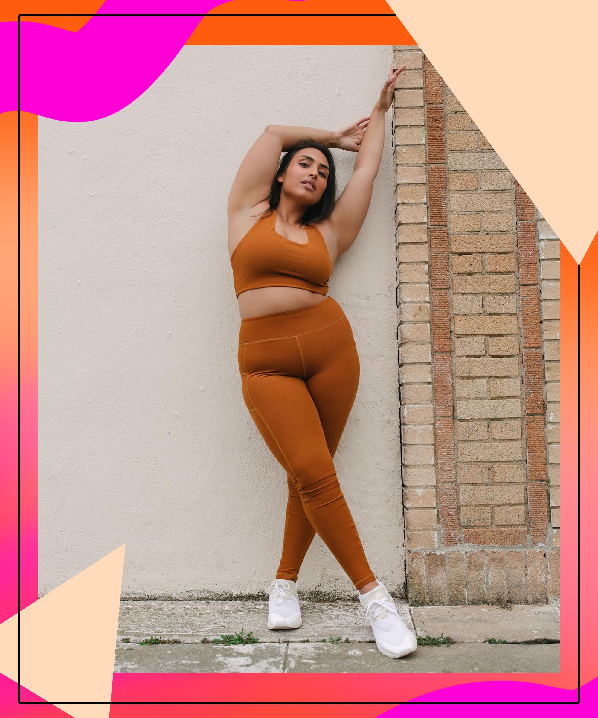 Blood Orange Compressive High-Rise Legging — Girlfriend Collective