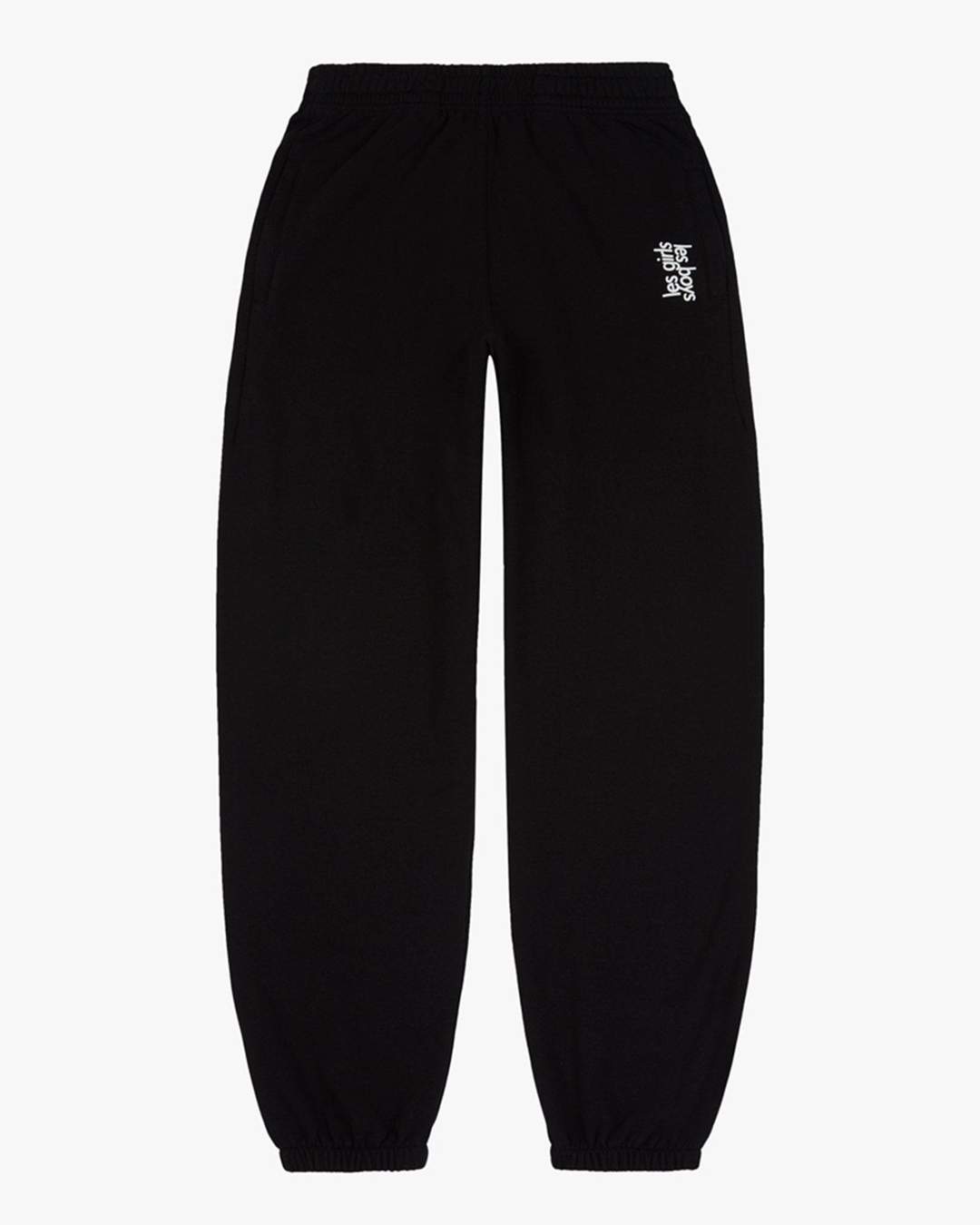 Les Girls Les Boys + Loose Fit Track Pants Black