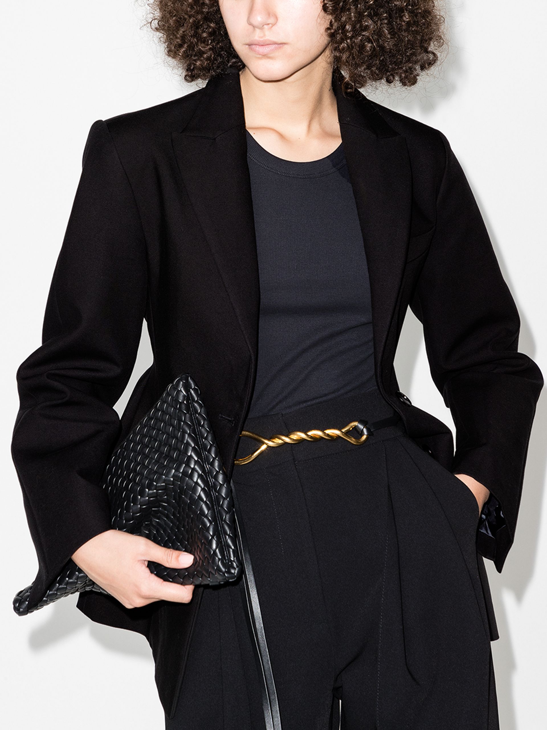 Frankie Shop + Single-Breasted Hourglass Blazer