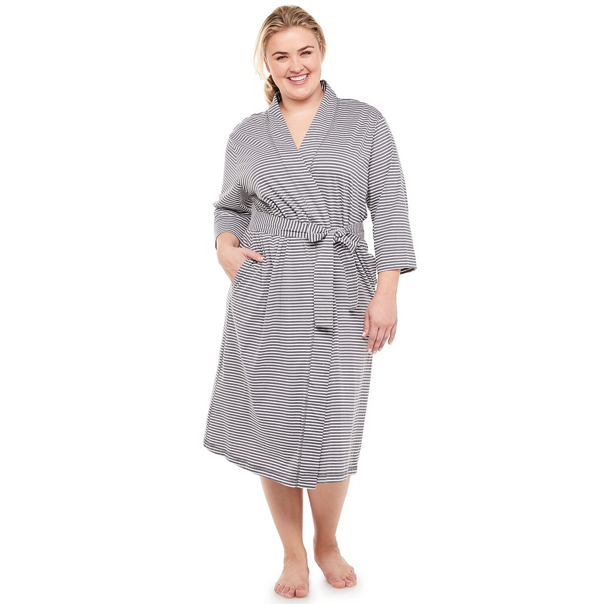 Cute plus size robes Clearance