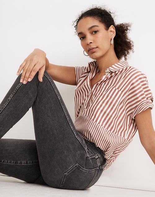 madewell 10 high rise skinny crop