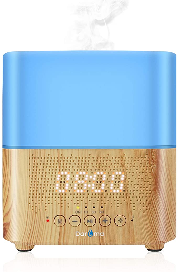 DAROMA + Alarm Clock Essential Oil Diffuser