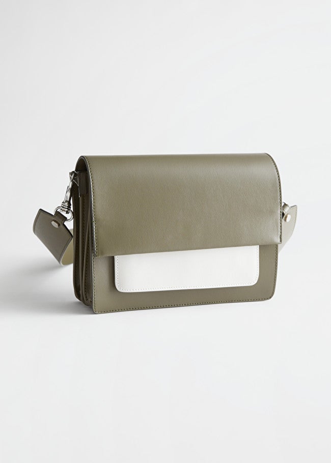 Other Stories Short Leather Crossbody Bag