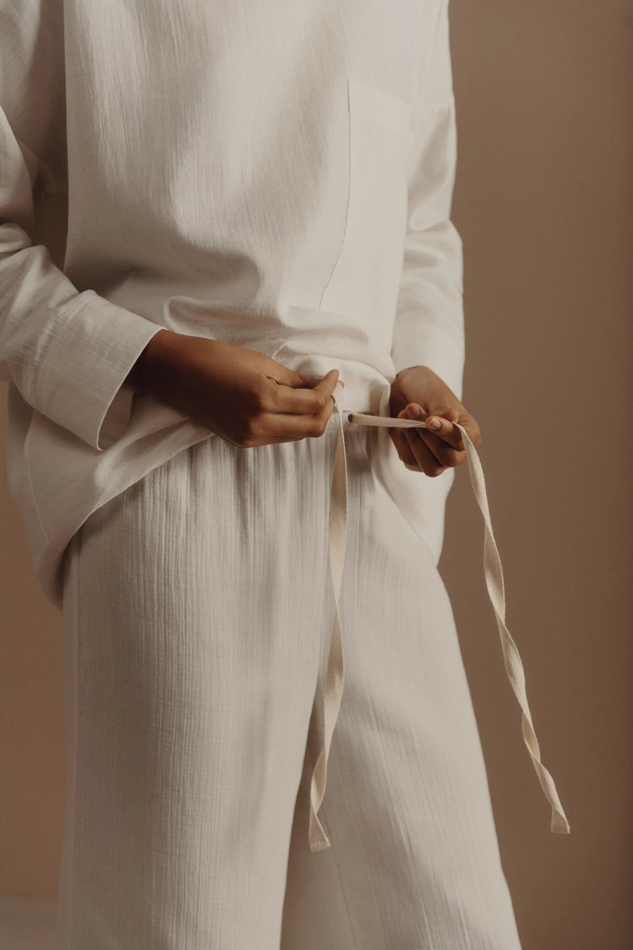 Zara + Cotton Pajama Pants