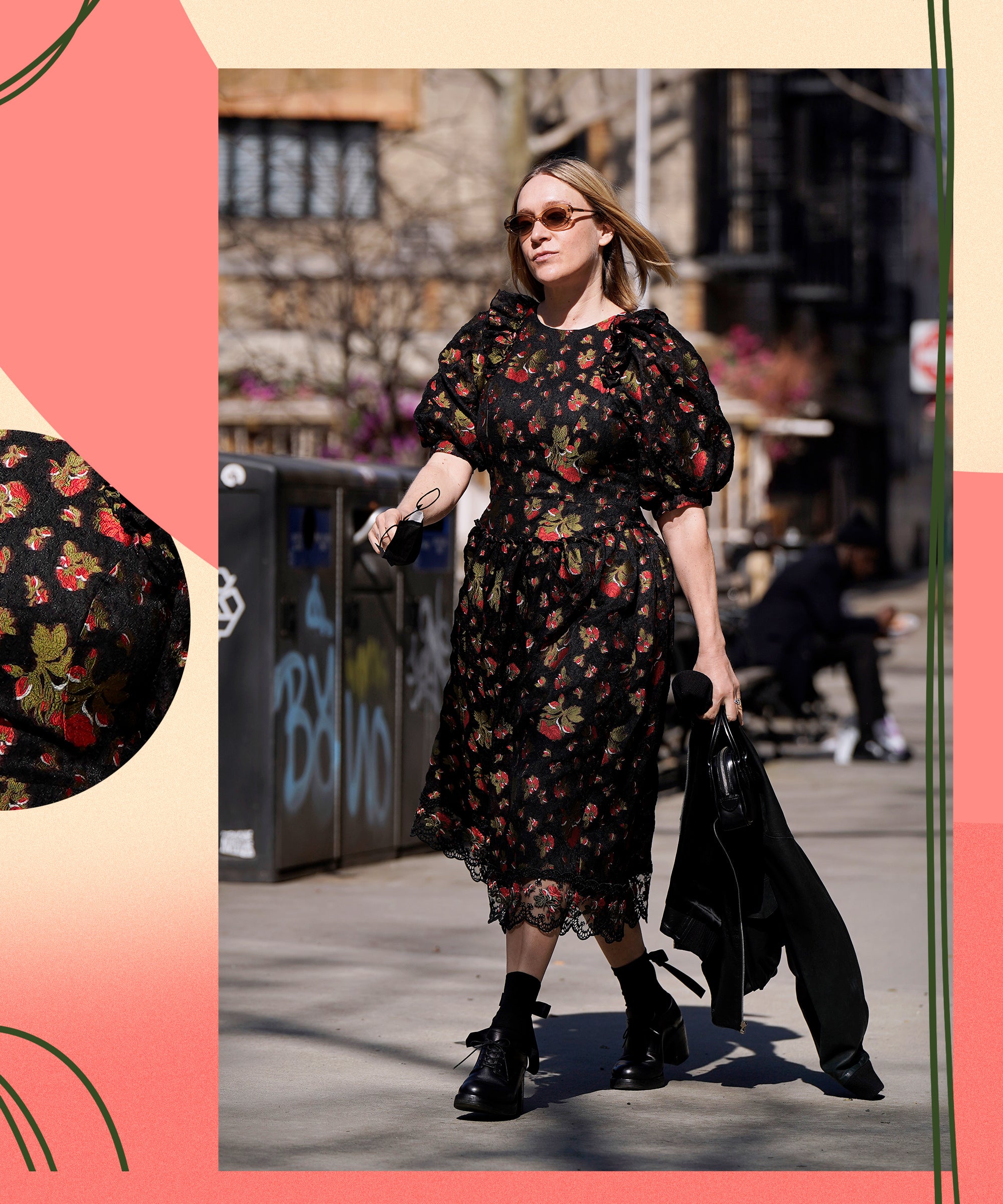 Chloe Sevigny Wore A Dress From H&M x Simone Rocha Line