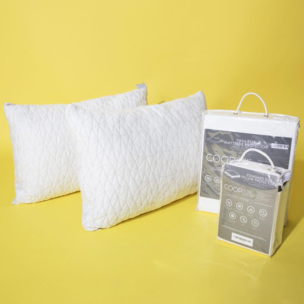 Coop Home Goods + Original Pillow & Protector Bundle