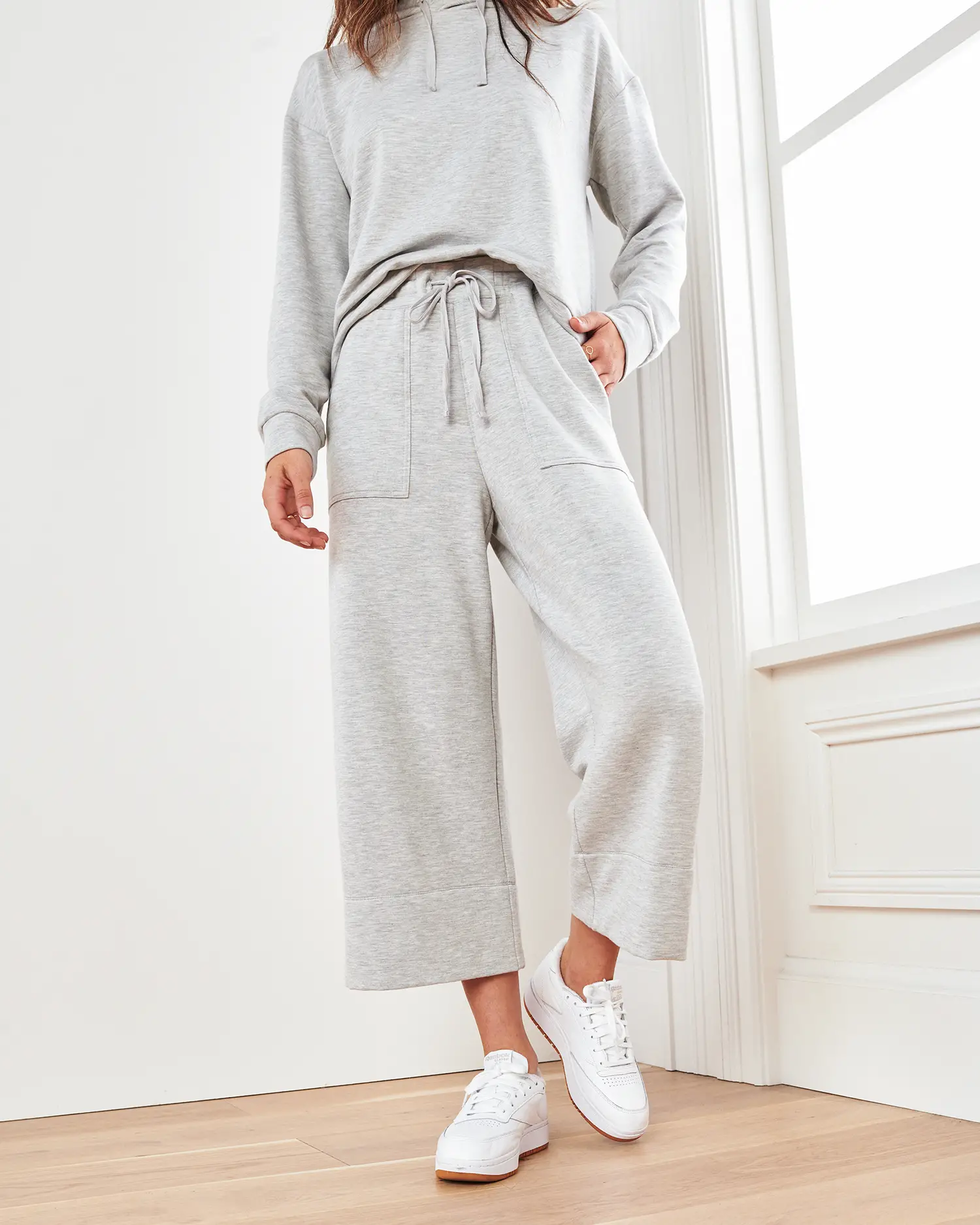 Quince + SuperSoft Fleece Wide Leg Pants