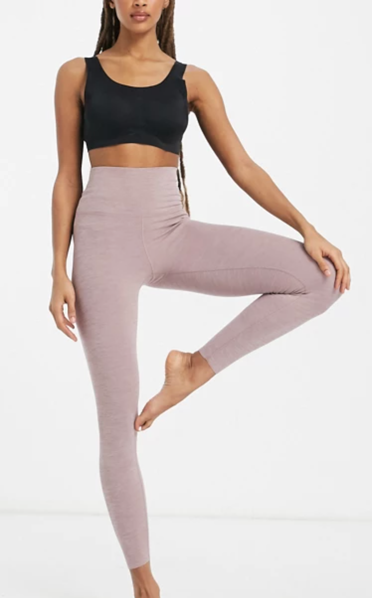 smokey mauve nike leggings