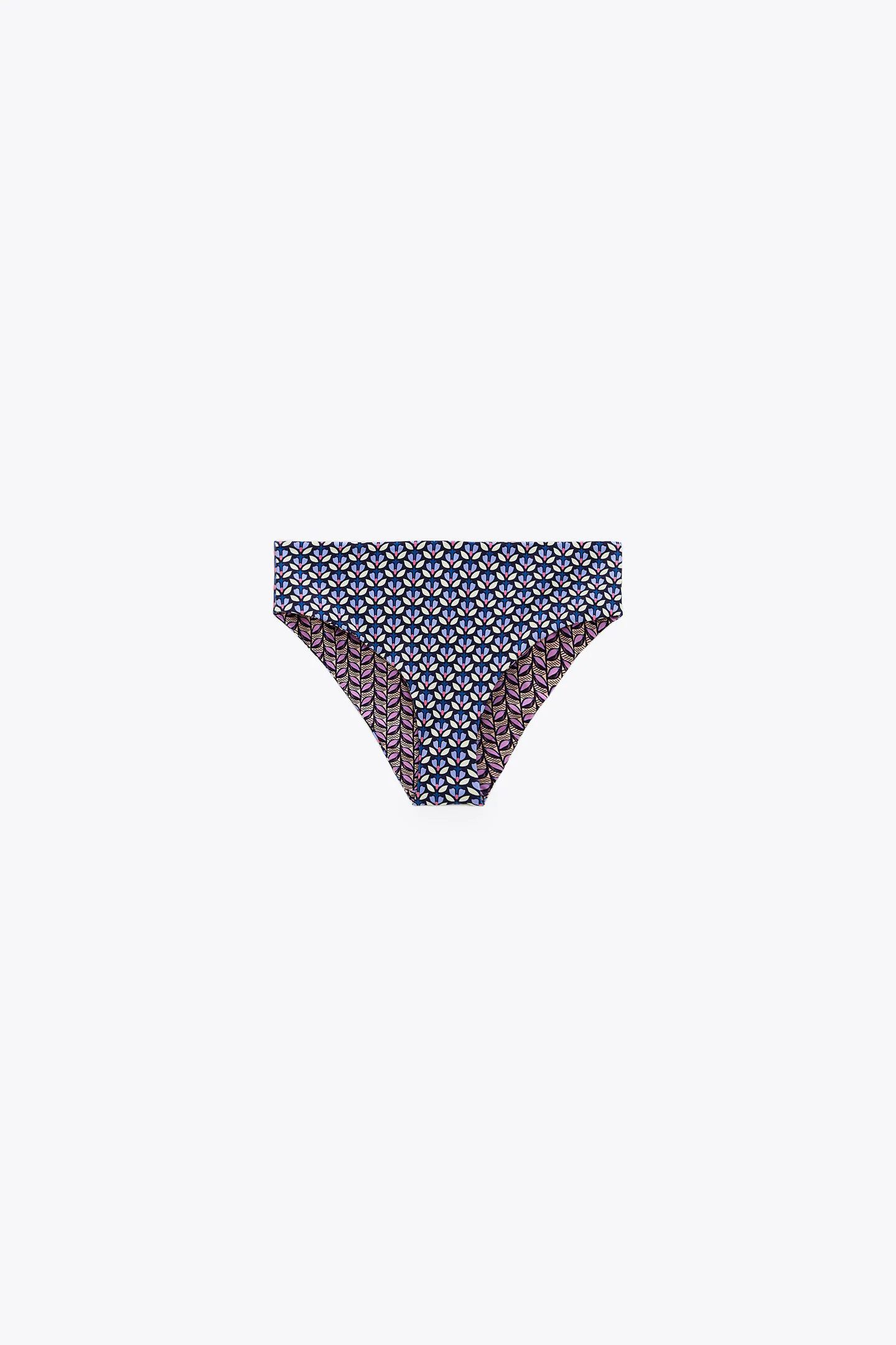 Zara + Reversible Printed Bikini Bottoms