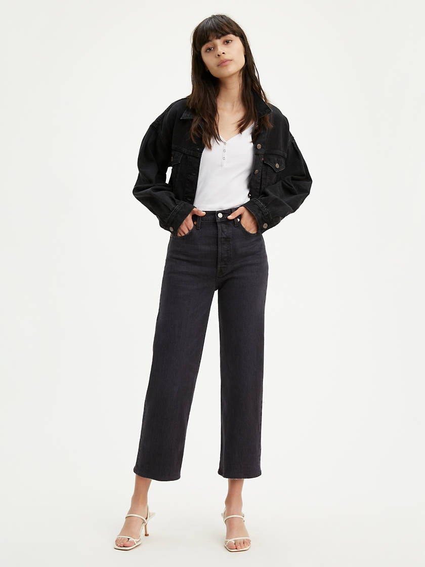 ribcage straight ankle jeans levi's