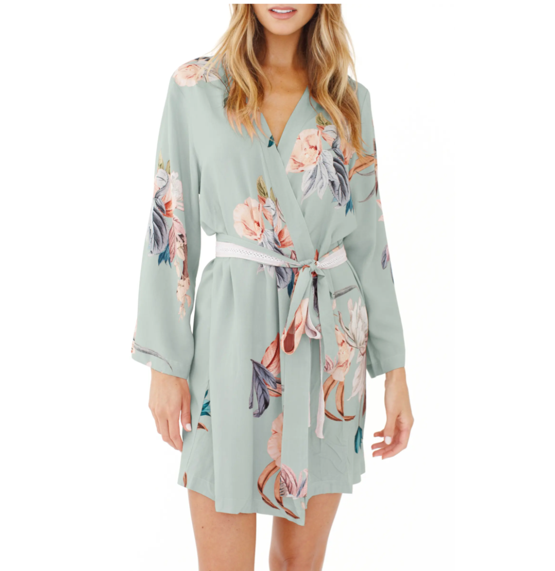 robe wrap dress