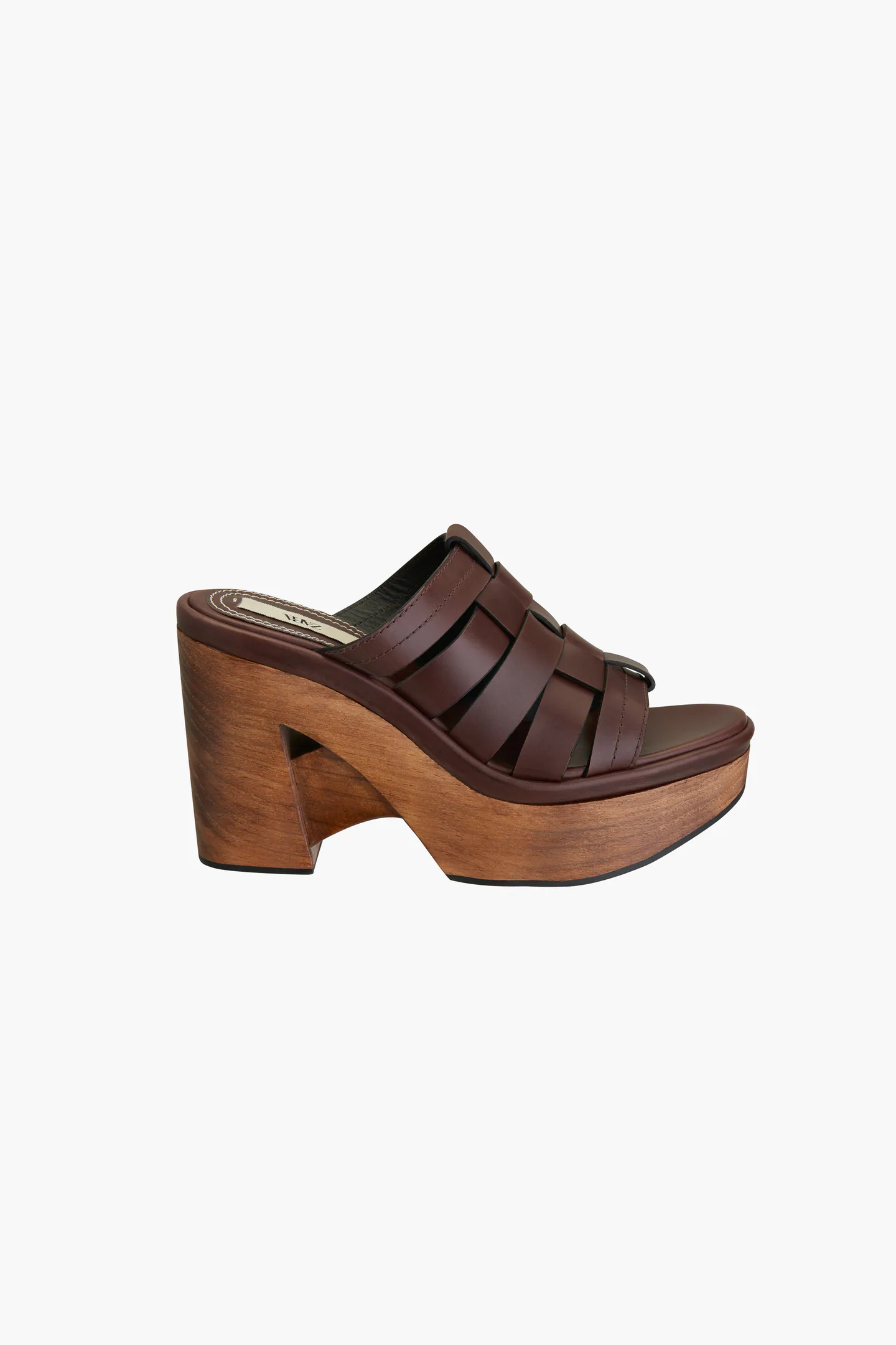 Zara + Wood Leather Fisherman Clogs
