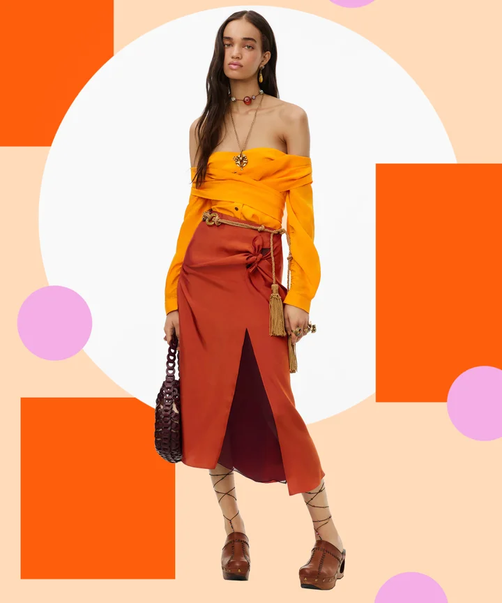 Zara vibrant printed collection Clearance