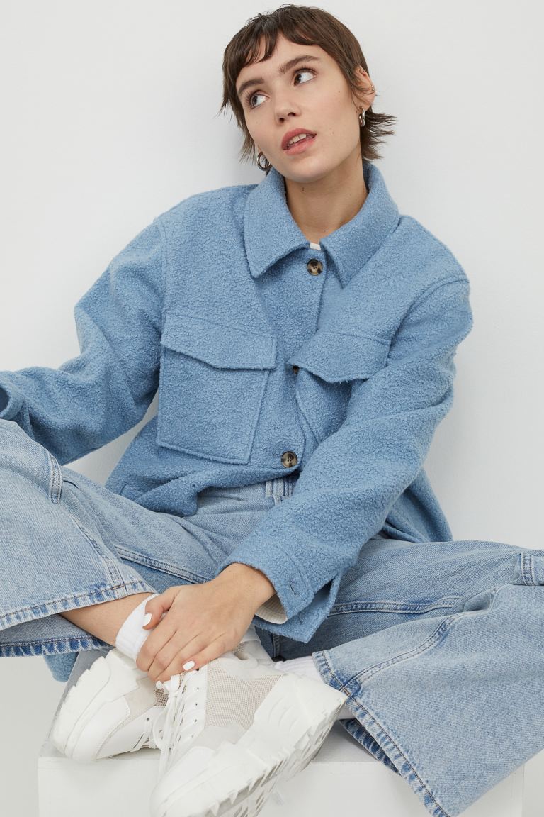 H&M + Oversized Shirt Jacket