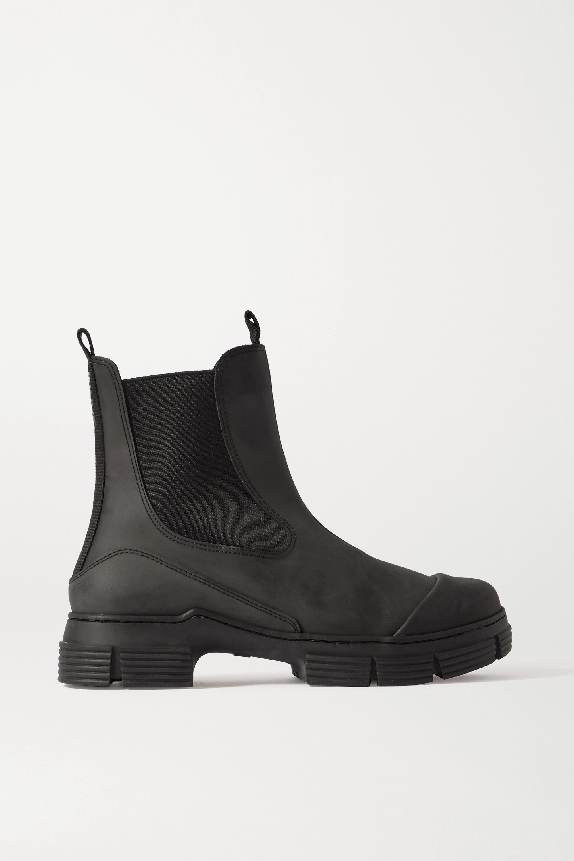 ganni cleated chelsea boots