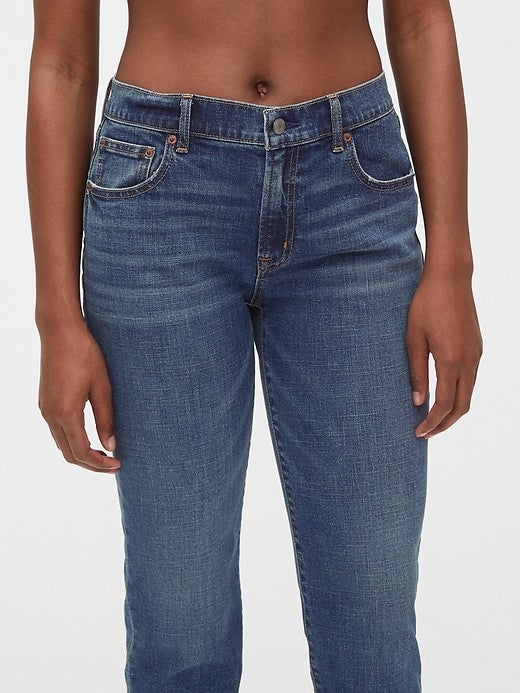 Gap high rise girlfriend jeans sales