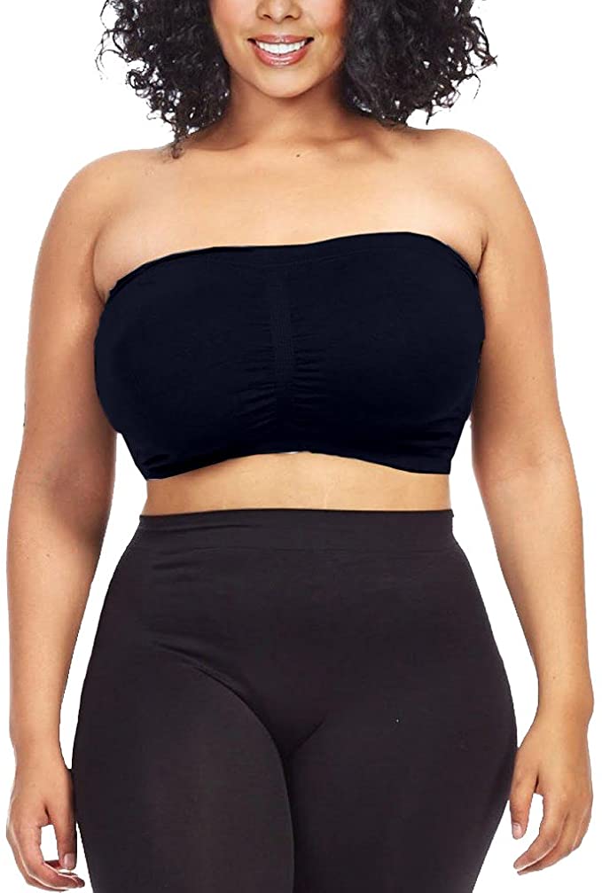 Tube top on sale bra plus size