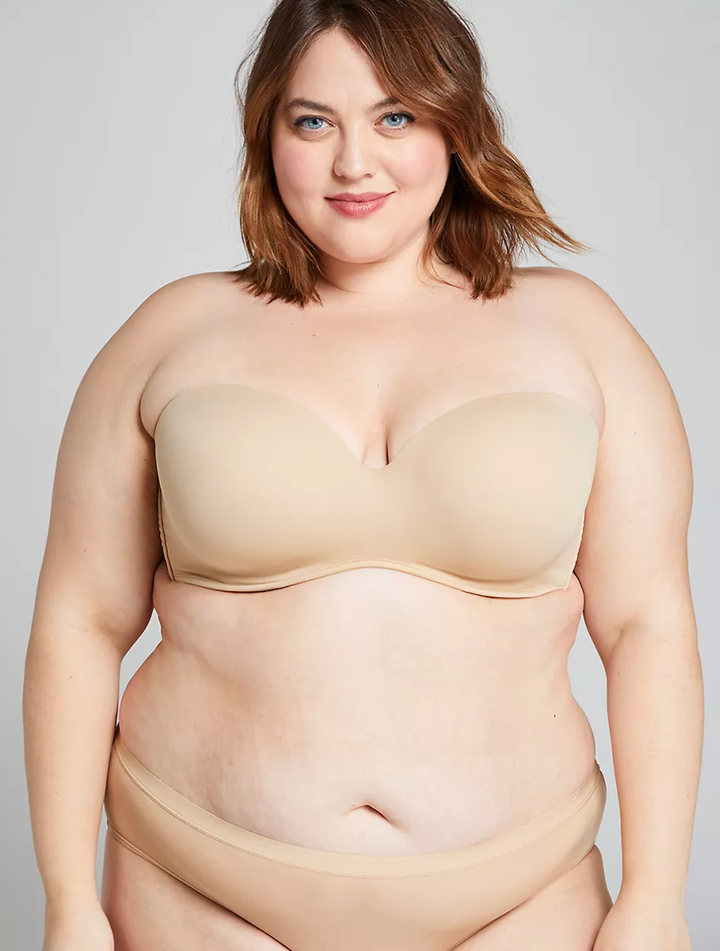 Cacique lightly lined full coverage back smoothing nude bra