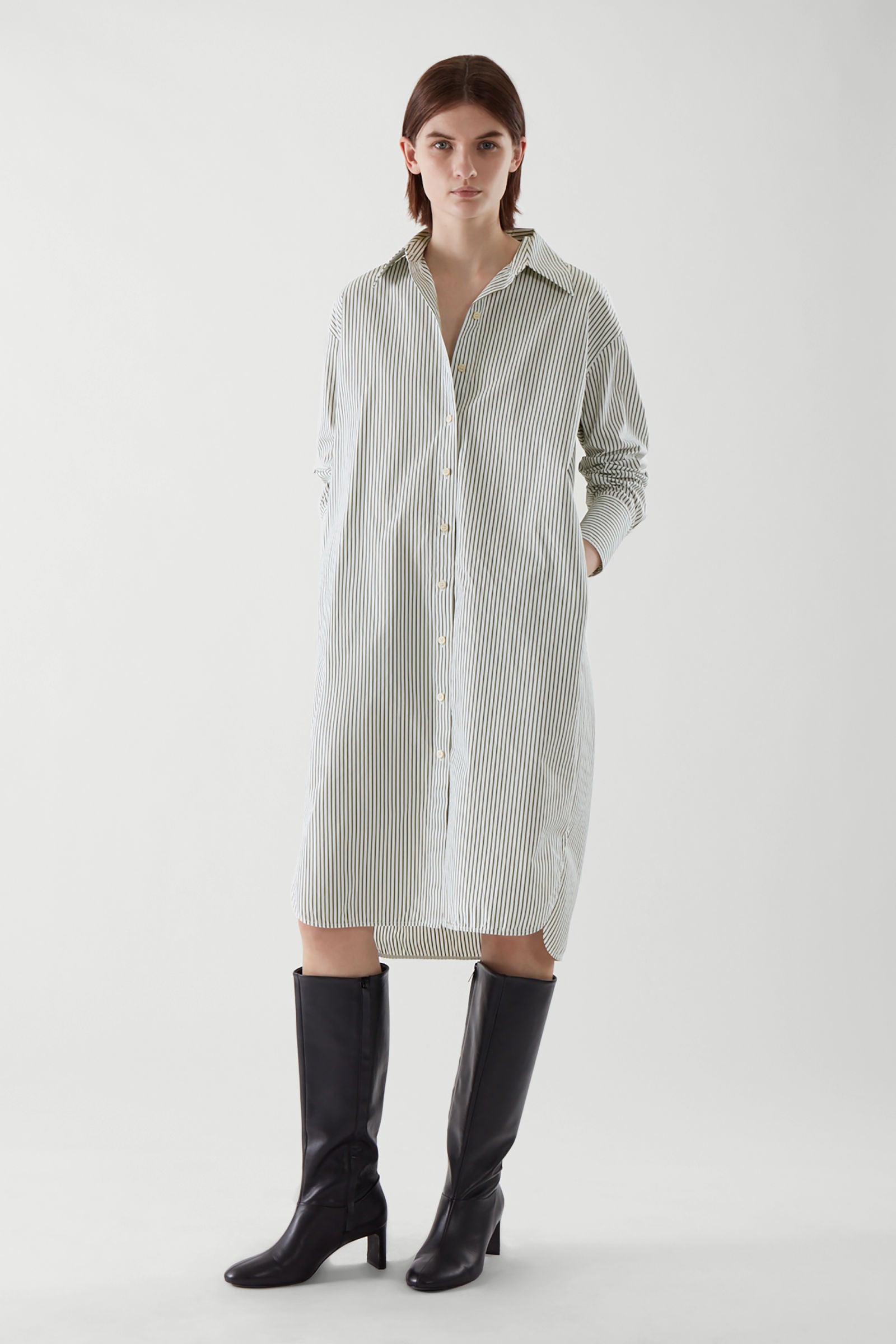 oversized shirt dress cos