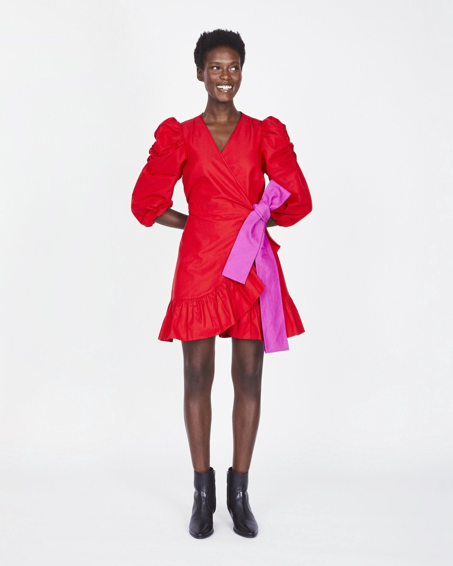 tanya taylor red dress