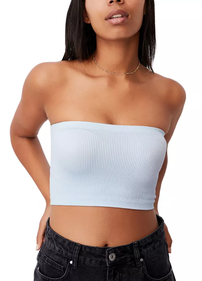 Cotton On + Samantha Seam Free Rib Tube Top