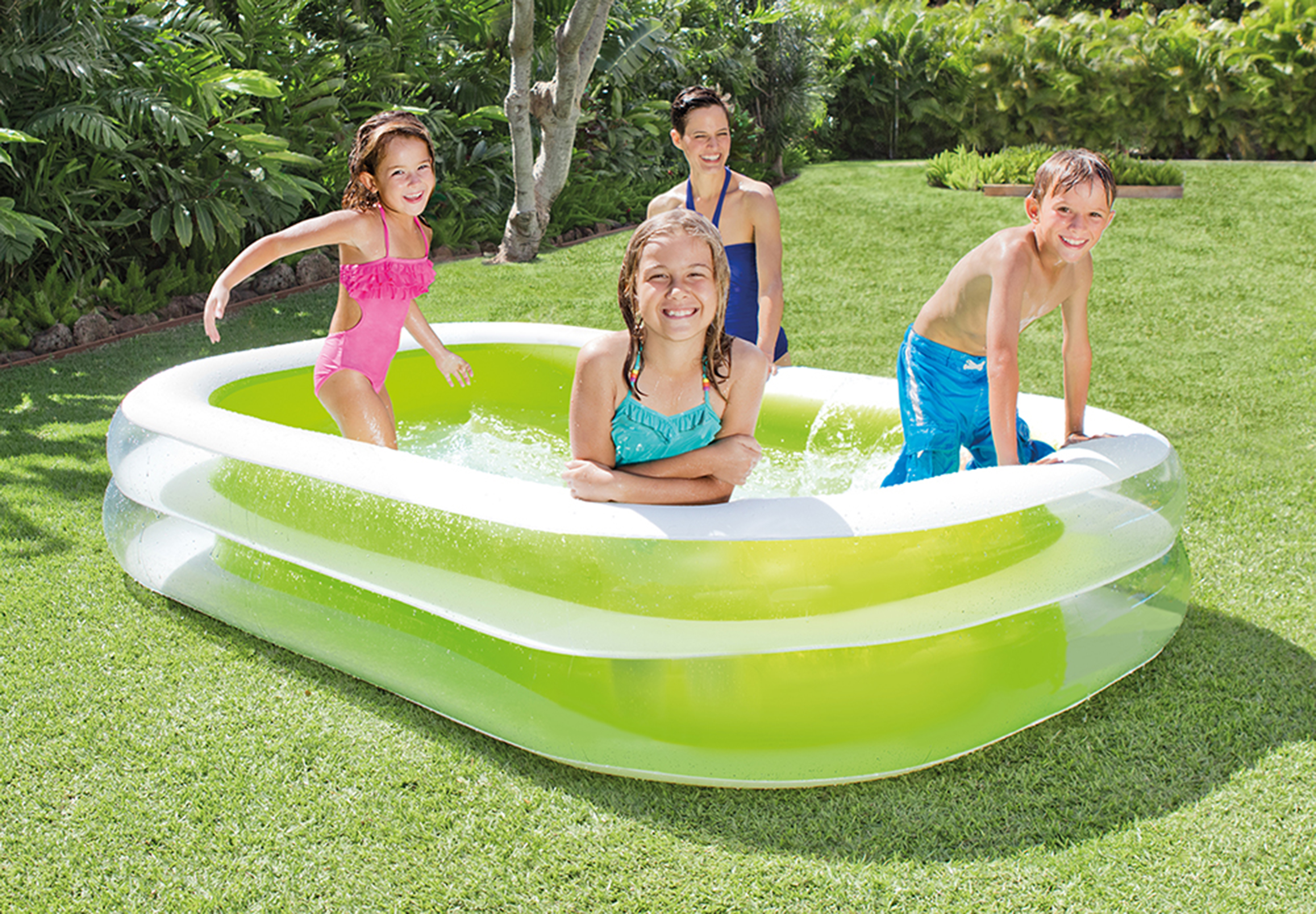 Intex Lounge Large Family Pool Swim Garden Patio Paddling Fun Kids 