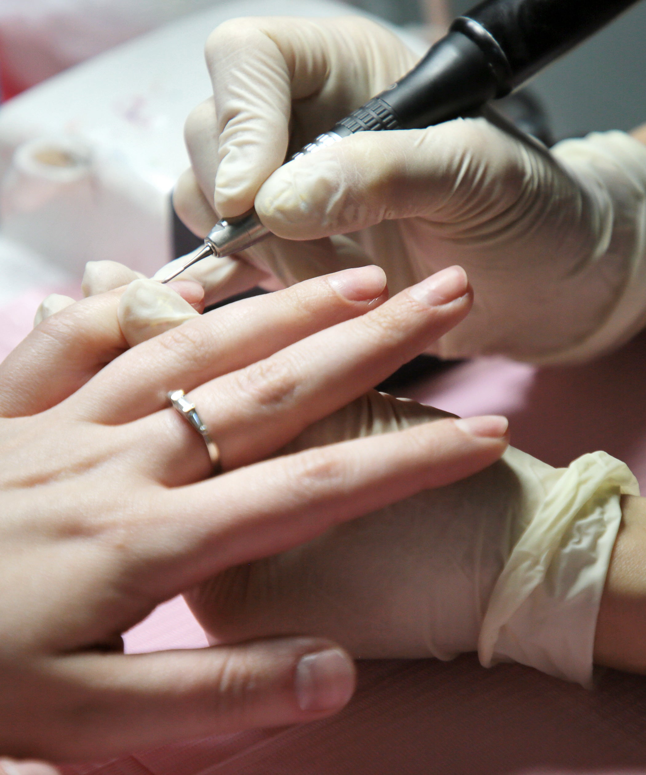 Female's hands after manicure procedure. Concept of nail polish art or  shellac 31168437 Stock Photo at Vecteezy