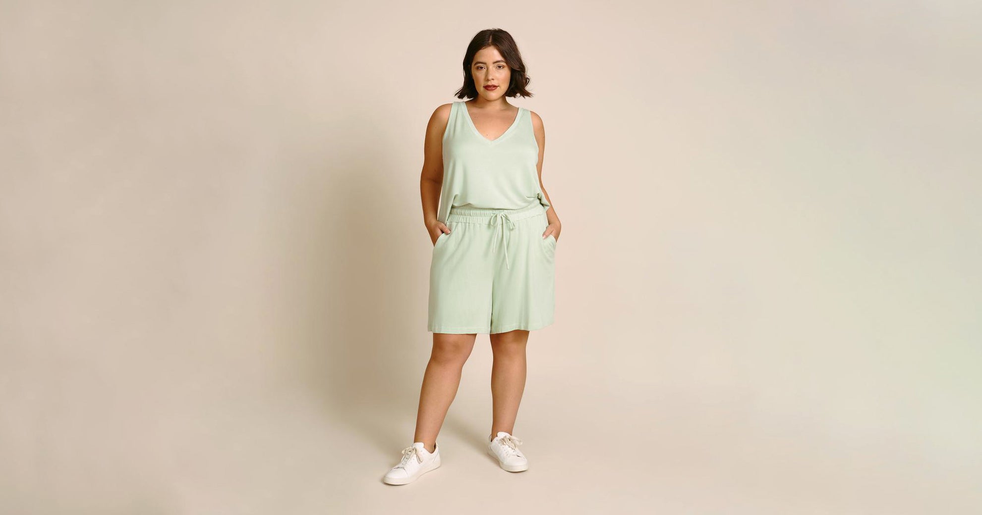 longline sweat shorts womens