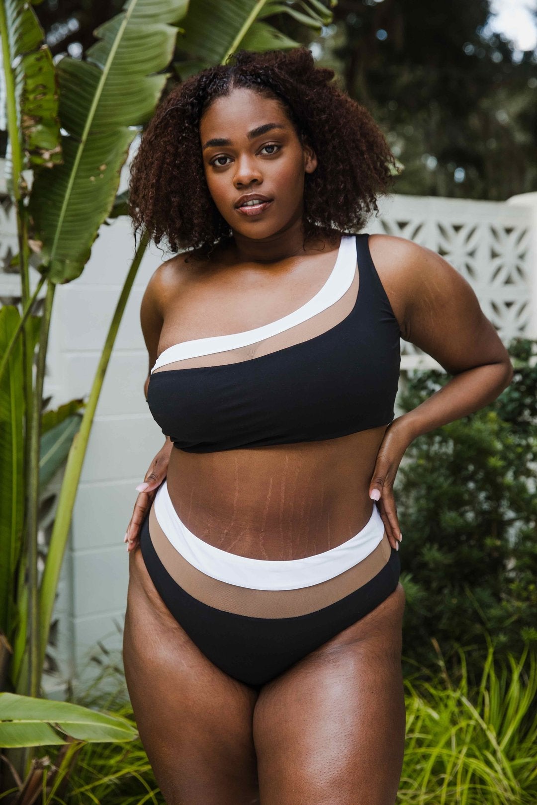 GabiFresh x Swimsuits For All + Ribbed X-Back One Piece Cup-Sized