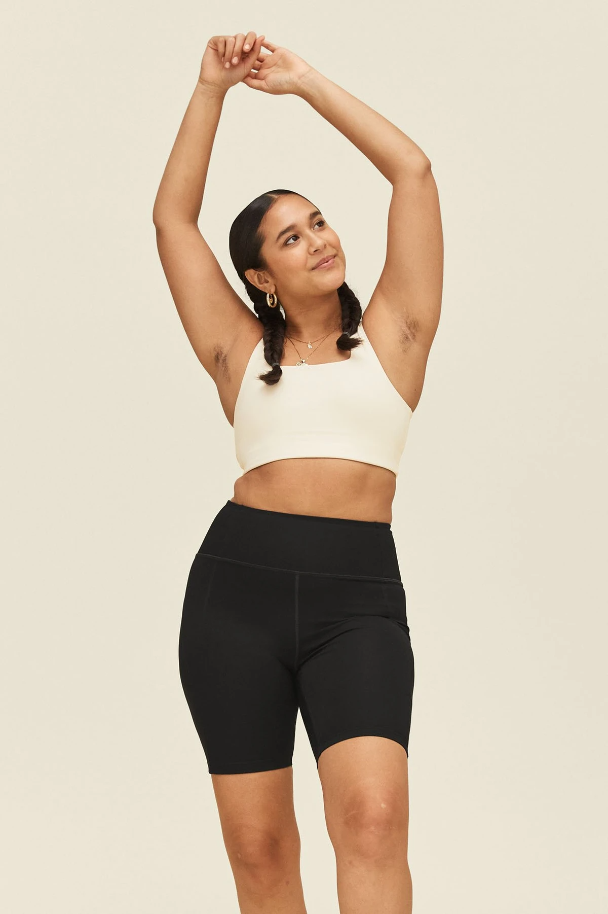 Ashley Graham Post Workout Bike Shorts Outfit Is Chic