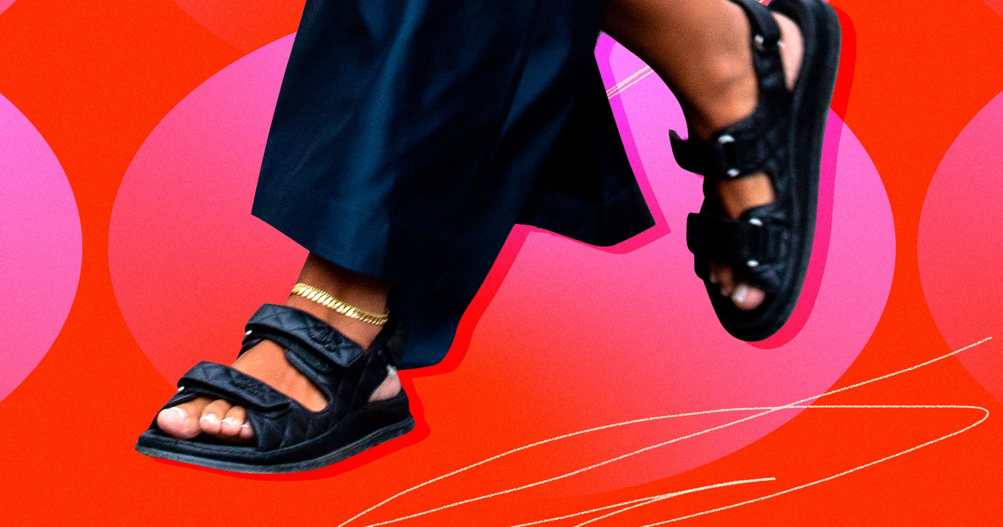 Shoe Trends Sandal Trending 2021 Street Style Socks And Sandals