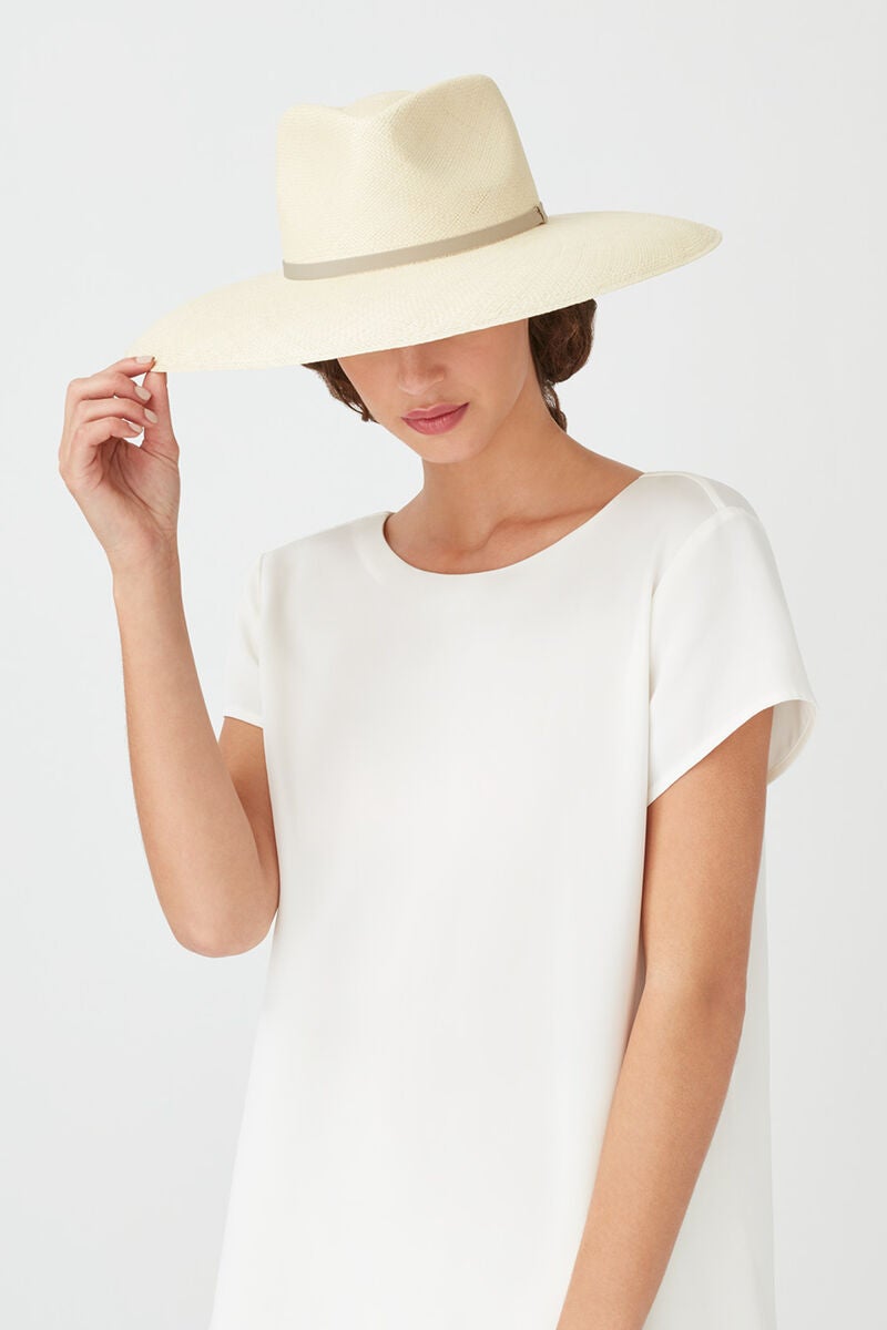 cuyana wide brim summer hat