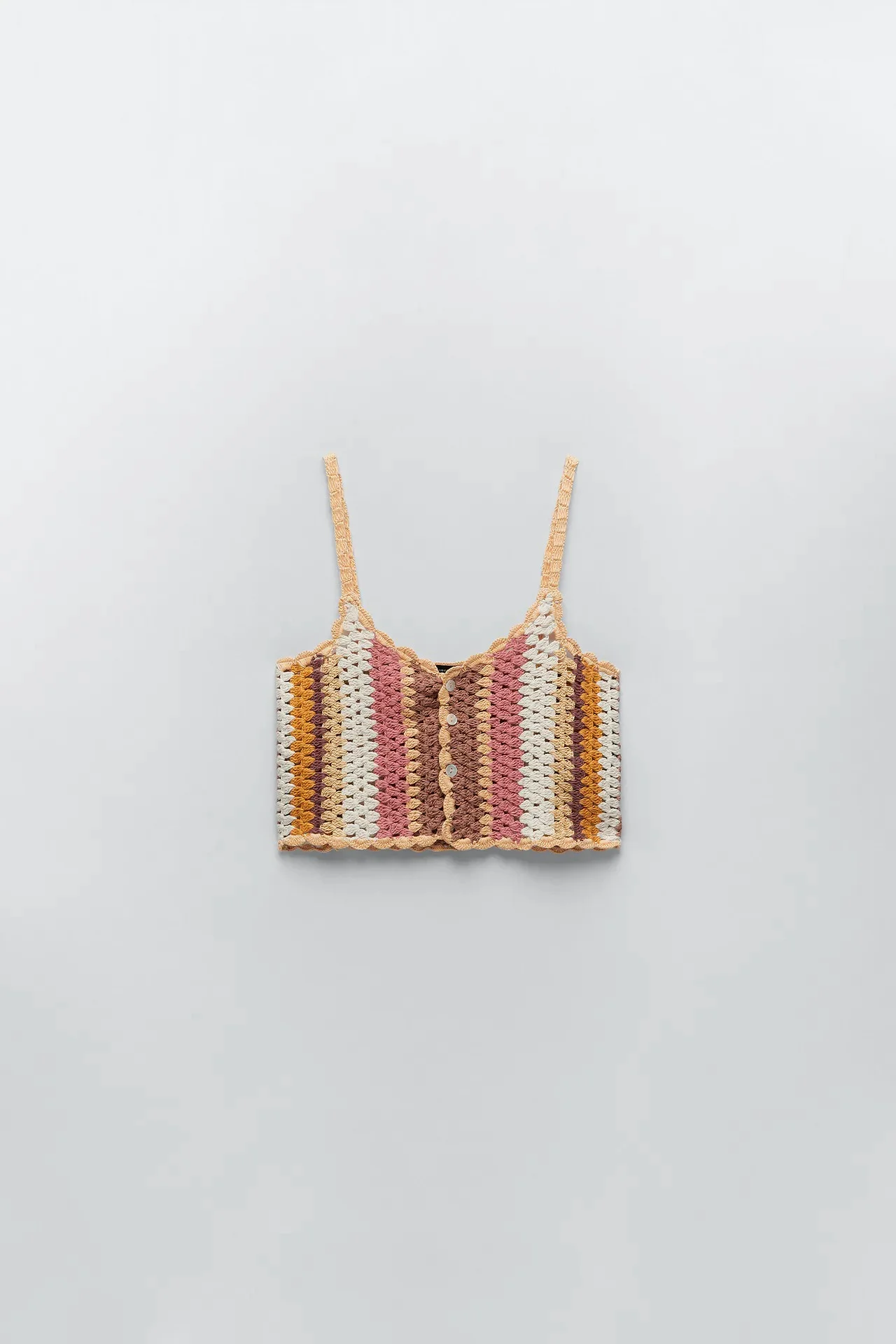 Crochet top jumper zara