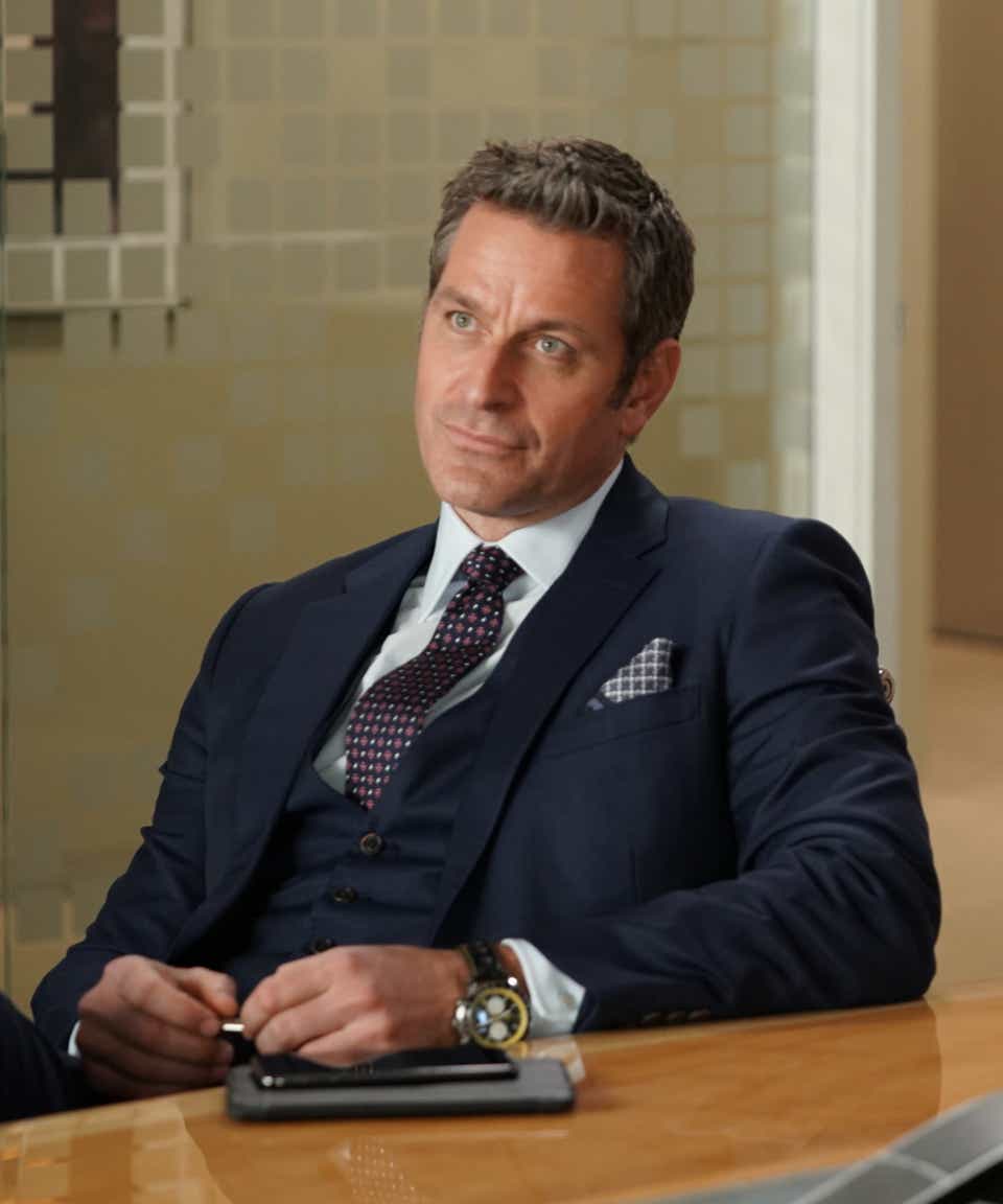Peter Hermann as Charles of the series YOUNGER