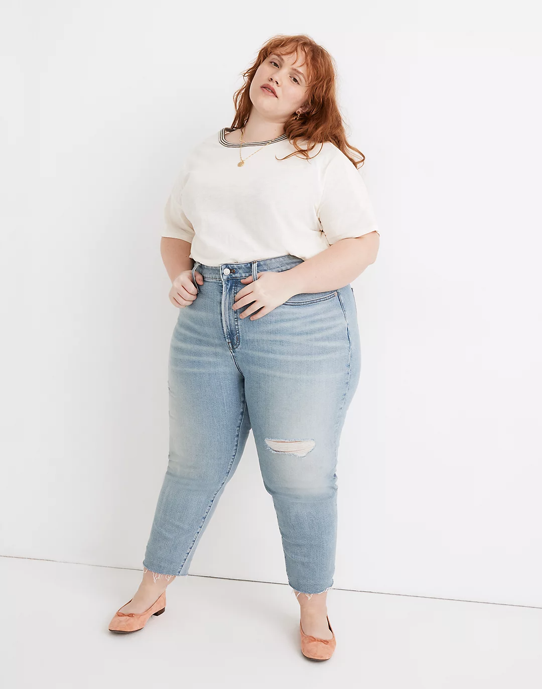 Madewell + The Plus Curvy Perfect Vintage Jean in Coffey Wash: Worn-In ...