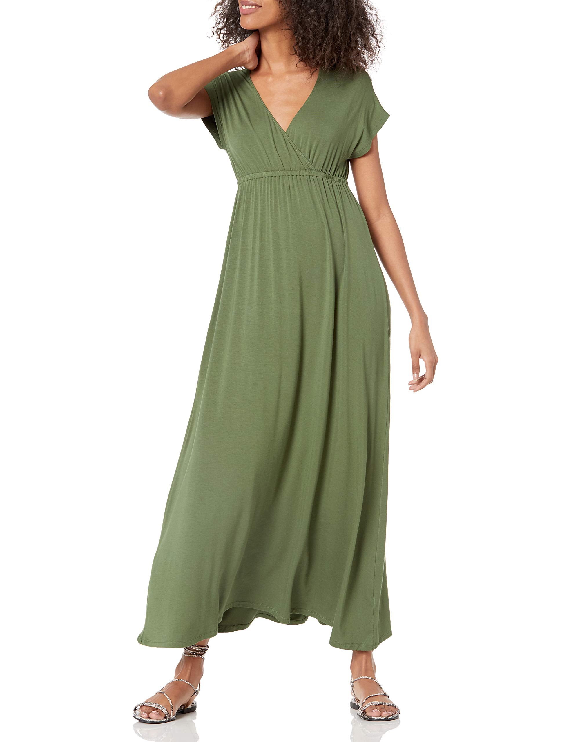 Amazon Essentials + Surplice Maxi Dress