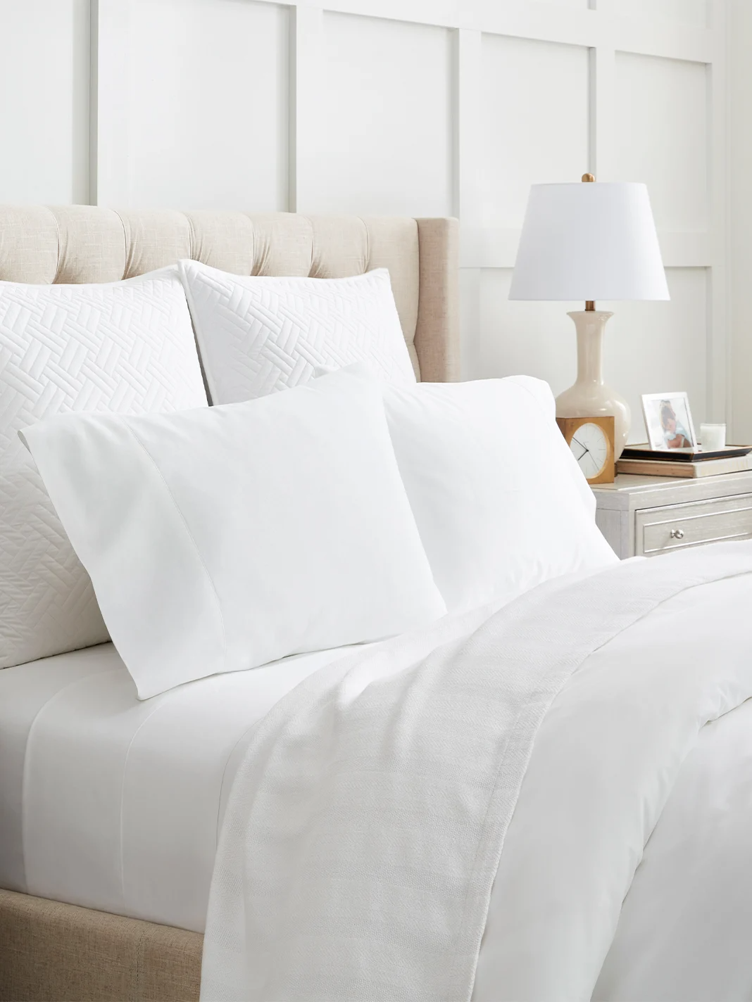 Boll & Branch + Percale Hemmed Sheet Set (Queen)