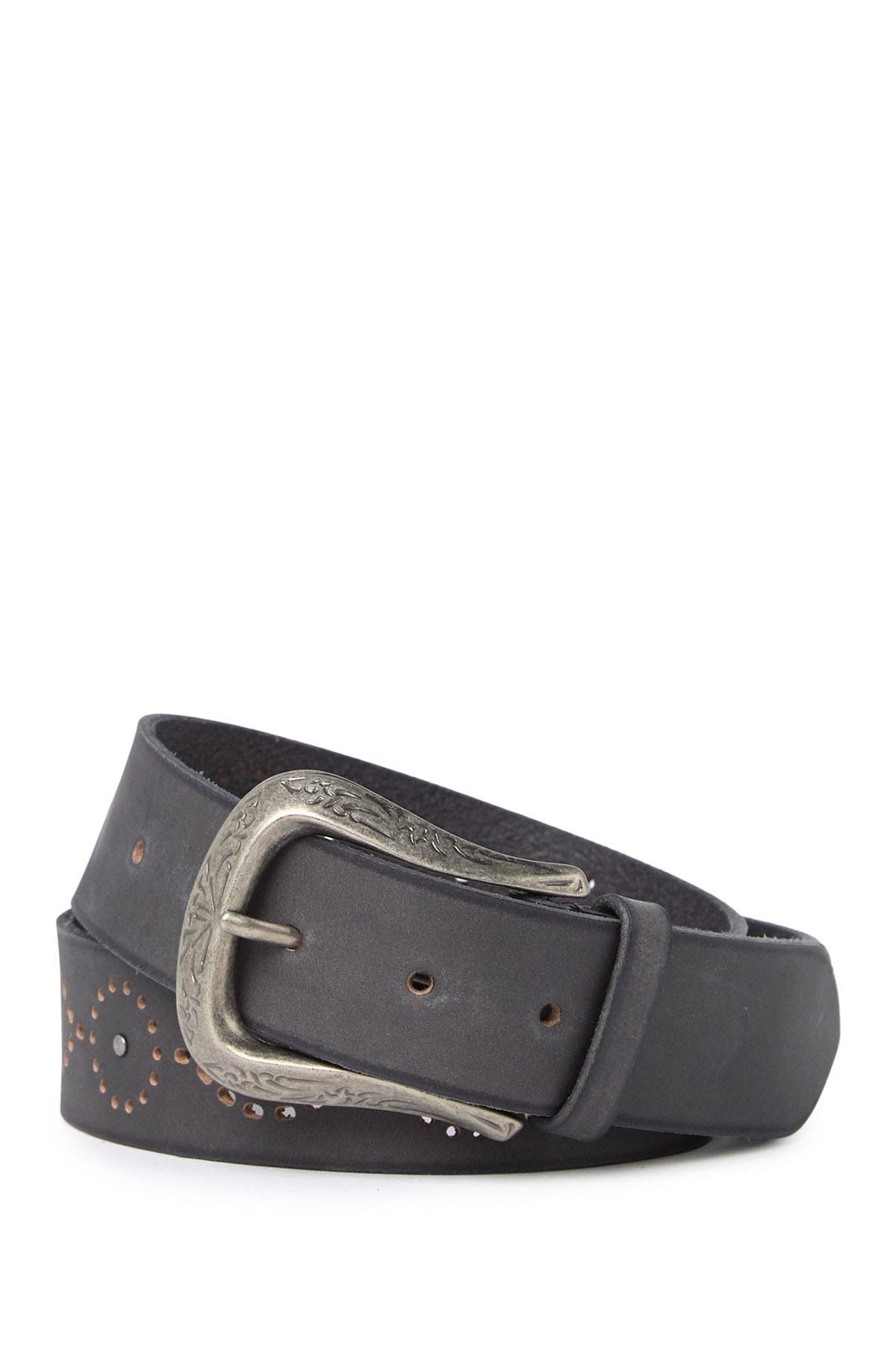 Frye + Studded Leather Western Belt